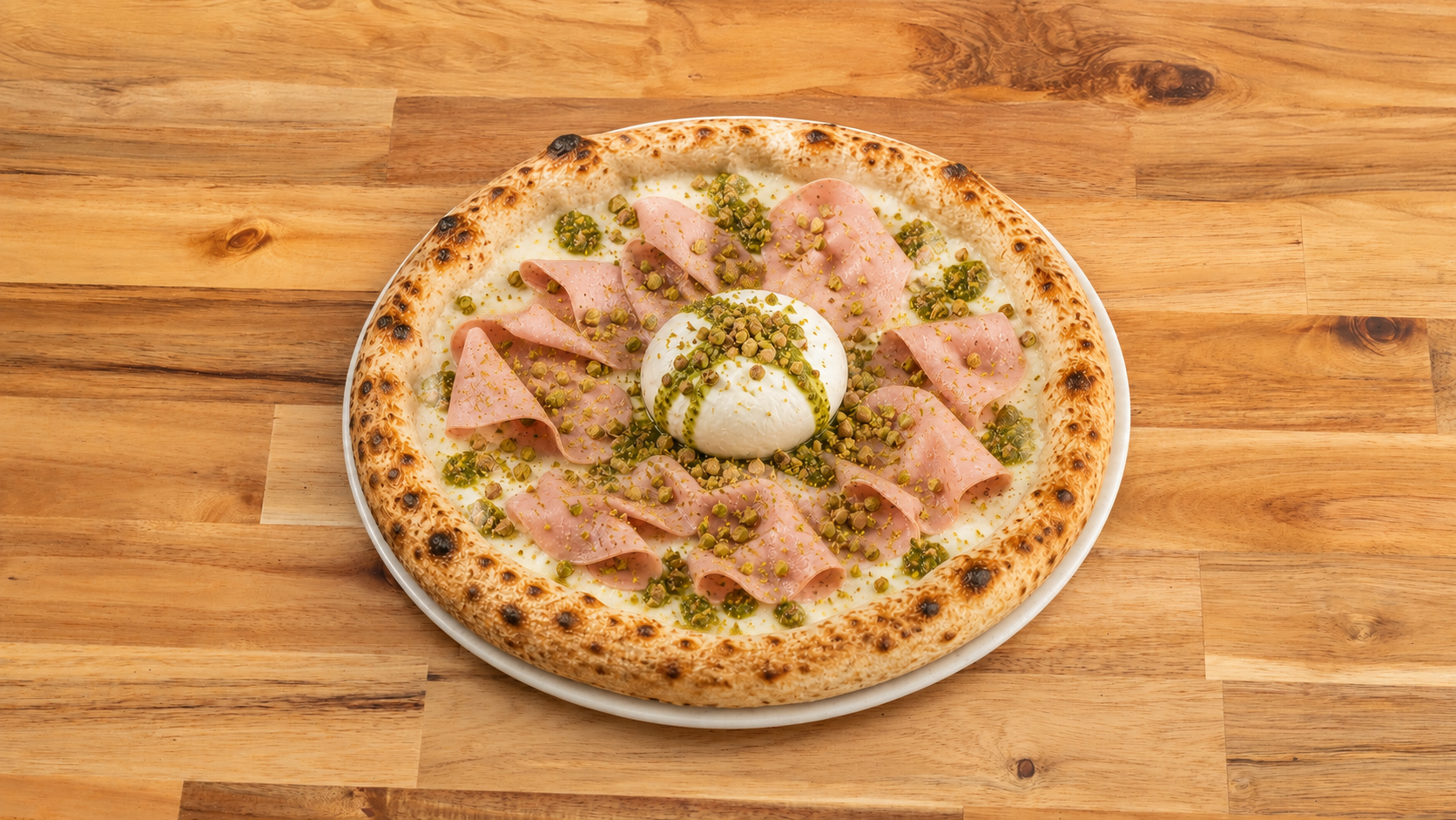 Burrata Verde (pizza du mois)