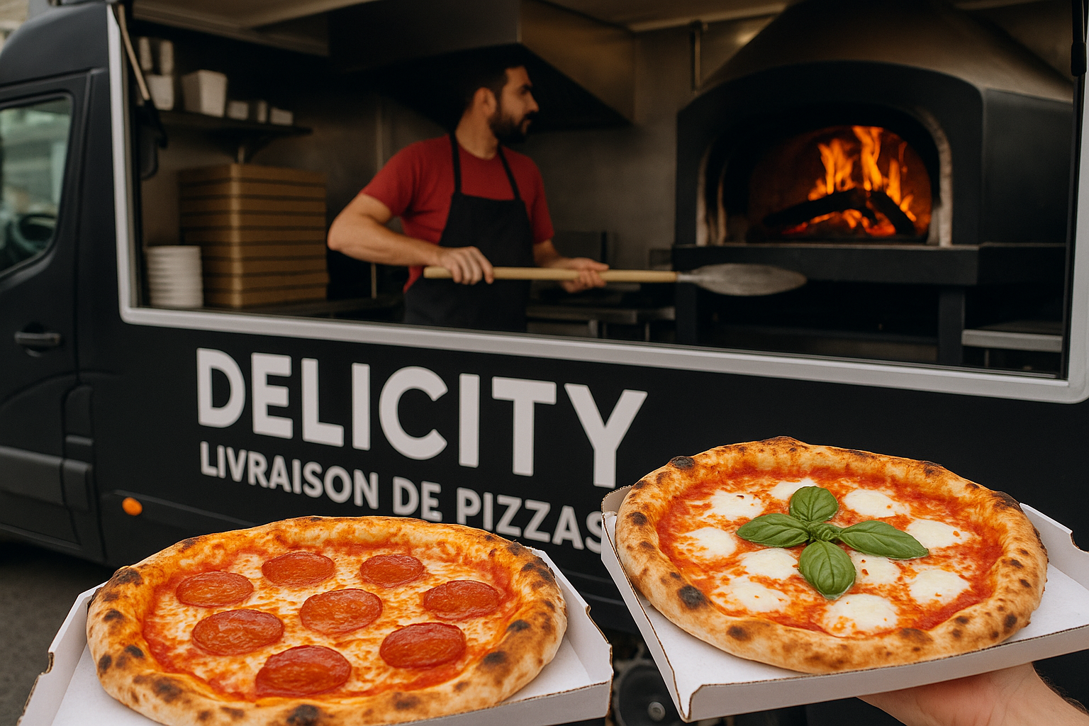 🍕 Livraison disponible avec Delicity ! 🚴♂️