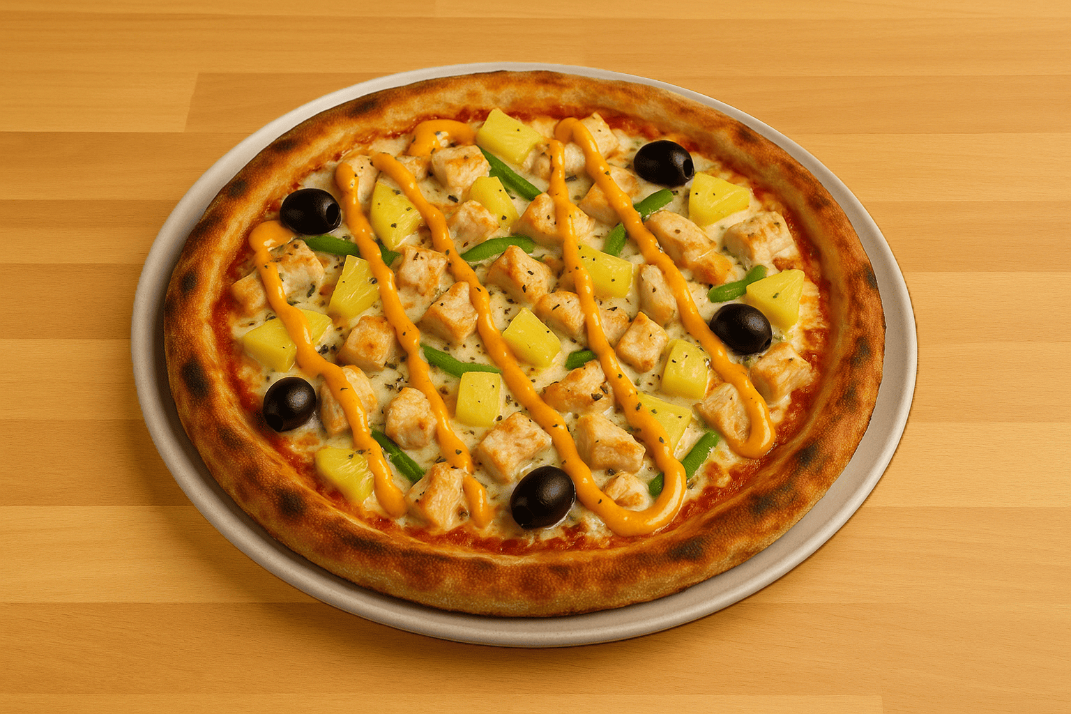 Tropicale (pizza du mois)